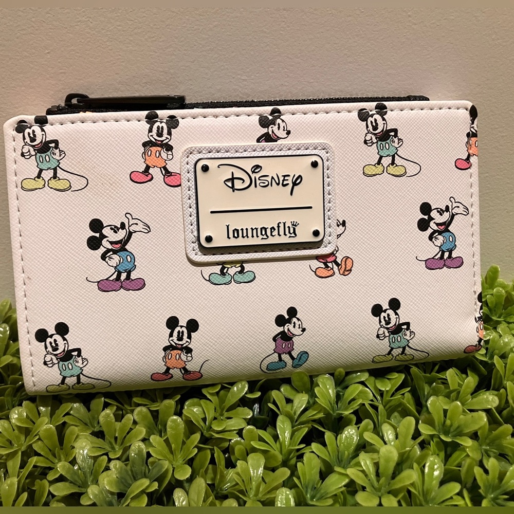 Loungefly Pastel Mickey AOP Wallet